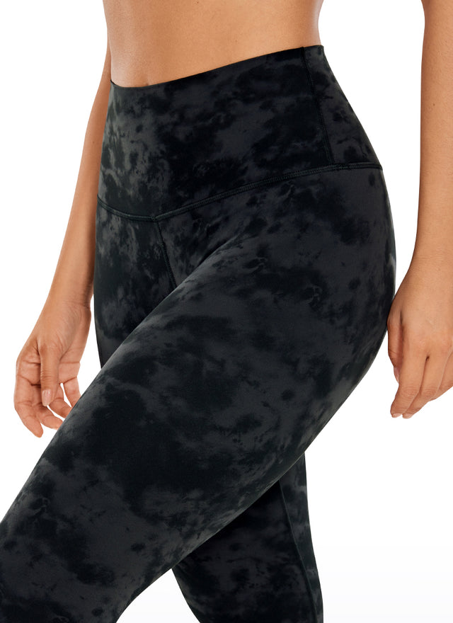 CRZ YOGA Women's Yoga Lounge High Rise Butterluxe Yoga Leggings 28'' Tie Dye Smoke Ink