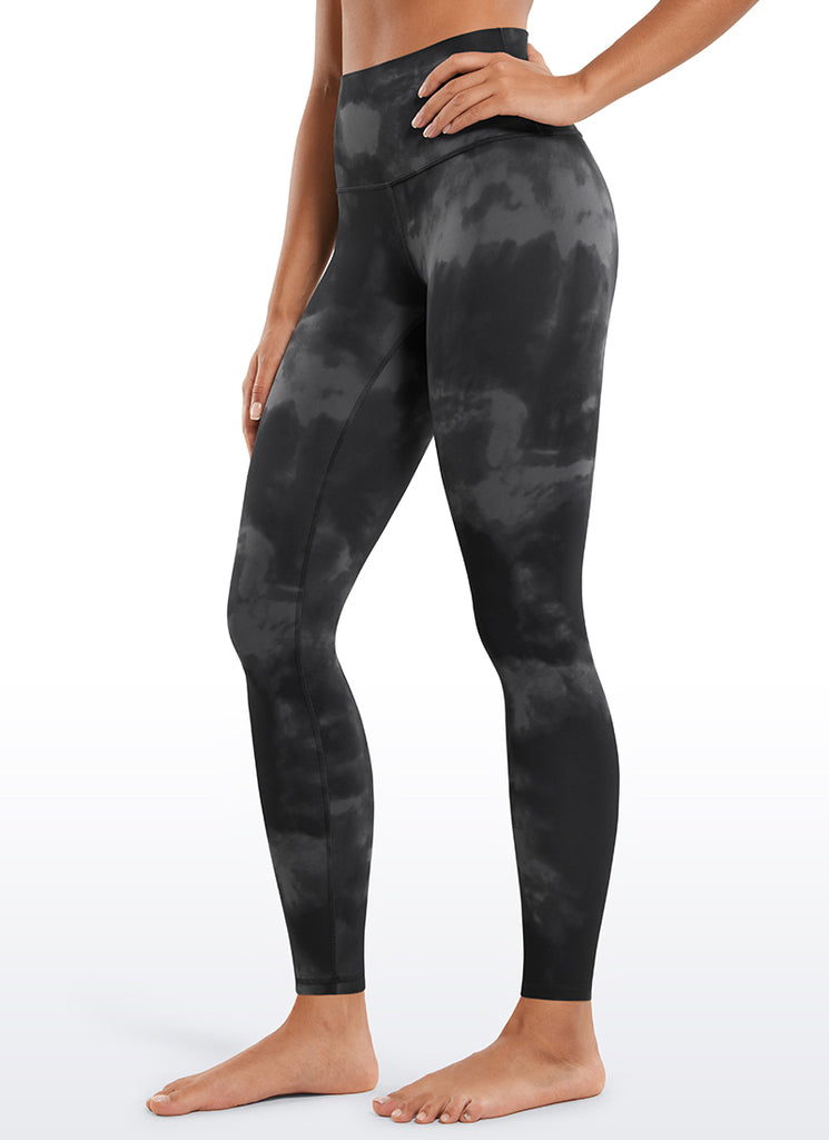 CRZ YOGA Women's Yoga Lounge High Rise Butterluxe Yoga Leggings 28'' Dark Grey Camouflage 2