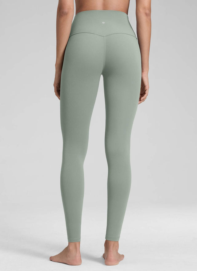 CRZ YOGA Women's Yoga Lounge High Rise Butterluxe Yoga Leggings 28'' Green Palm Court