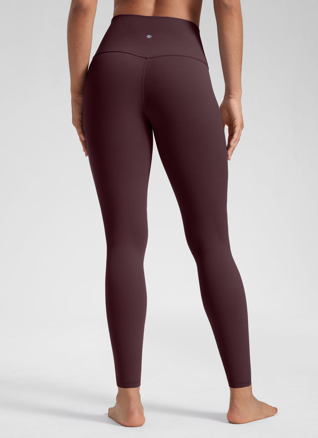 CRZ YOGA Women's Yoga Lounge High Rise Butterluxe Yoga Leggings 28'' Ripe Plum @model_info:Winama