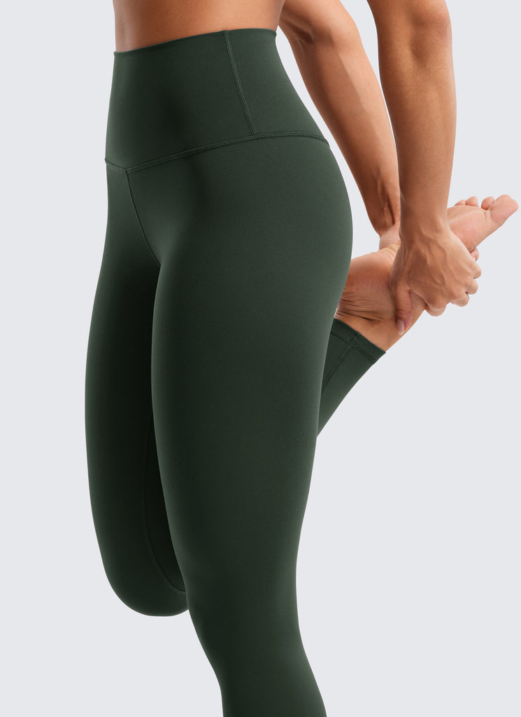 CRZ YOGA Women's Yoga Lounge High Rise Butterluxe Yoga Leggings 28'' Grape Thistle Purple