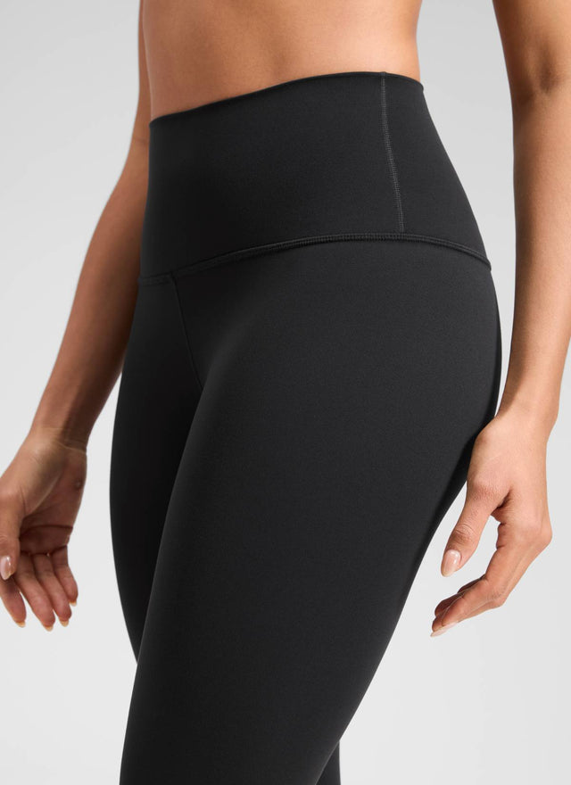 CRZ YOGA Women's Yoga Lounge High Rise Butterluxe Yoga Leggings 30'' Black @model_info:Dany