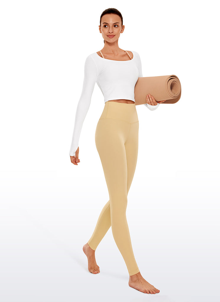 CRZ YOGA Women's Yoga Lounge High Rise Butterluxe Yoga Leggings 30'' Hibiscus Purple