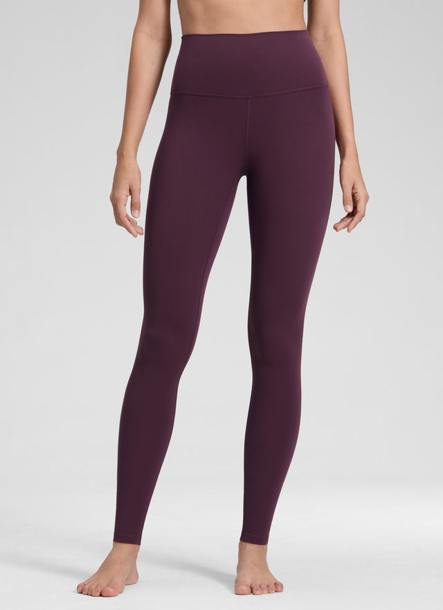 CRZ YOGA Women's Yoga Lounge High Rise Butterluxe Yoga Leggings 30'' Deep Purple