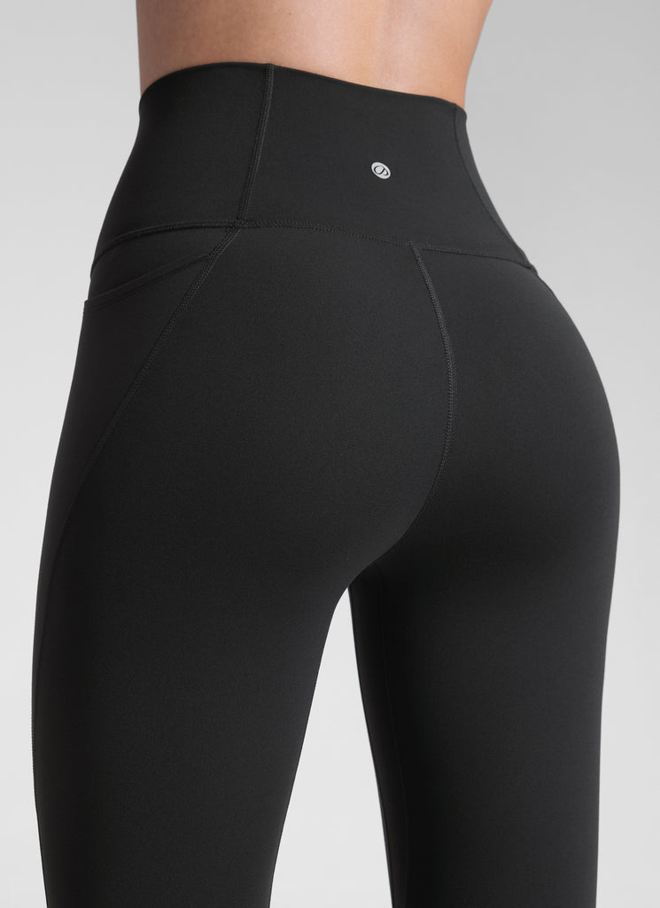 CRZ YOGA Women's Yoga Lounge High Rise Butterluxe Pocket Leggings 25'' Olive Green
