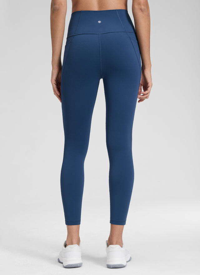 CRZ YOGA Women's Yoga Lounge High Rise Butterluxe Pocket Leggings 25'' French Navy