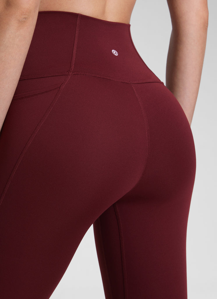 CRZ YOGA Women's Yoga Lounge High Rise Butterluxe Pocket Leggings 25'' Sparkle Blue