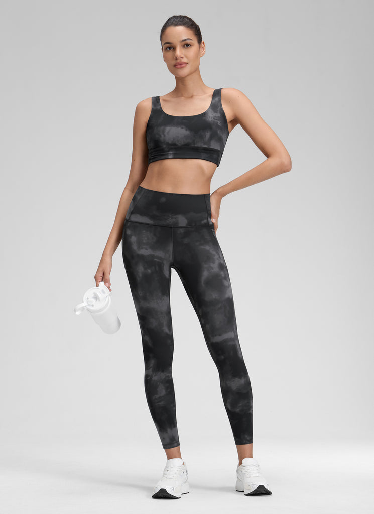 CRZ YOGA Women's Yoga Lounge High Rise Butterluxe Pocket Leggings 25'' Mysterious Grey