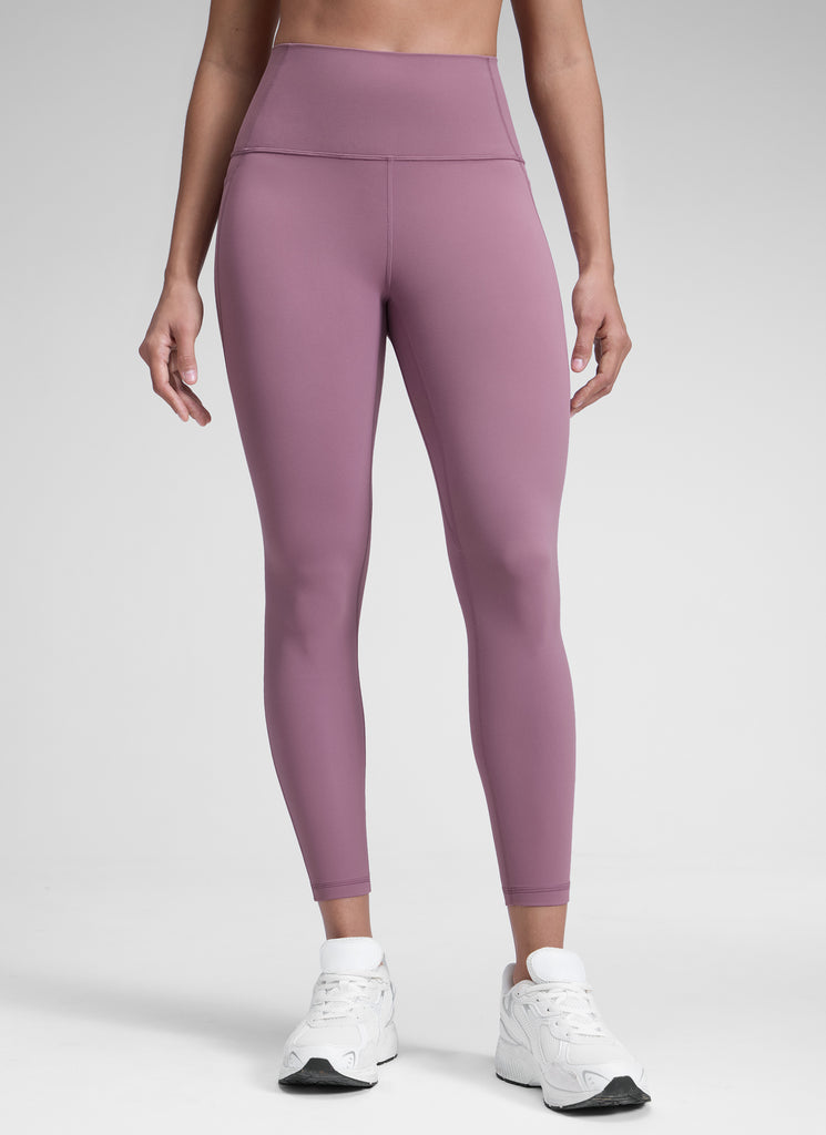 CRZ YOGA Women's Yoga Lounge High Rise Butterluxe Pocket Leggings 25'' Larkspur Blue