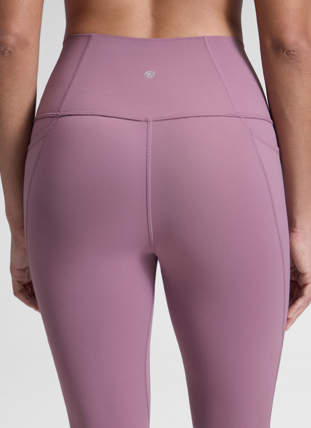 CRZ YOGA Women's Yoga Lounge High Rise Butterluxe Pocket Leggings 25'' Light Lavender