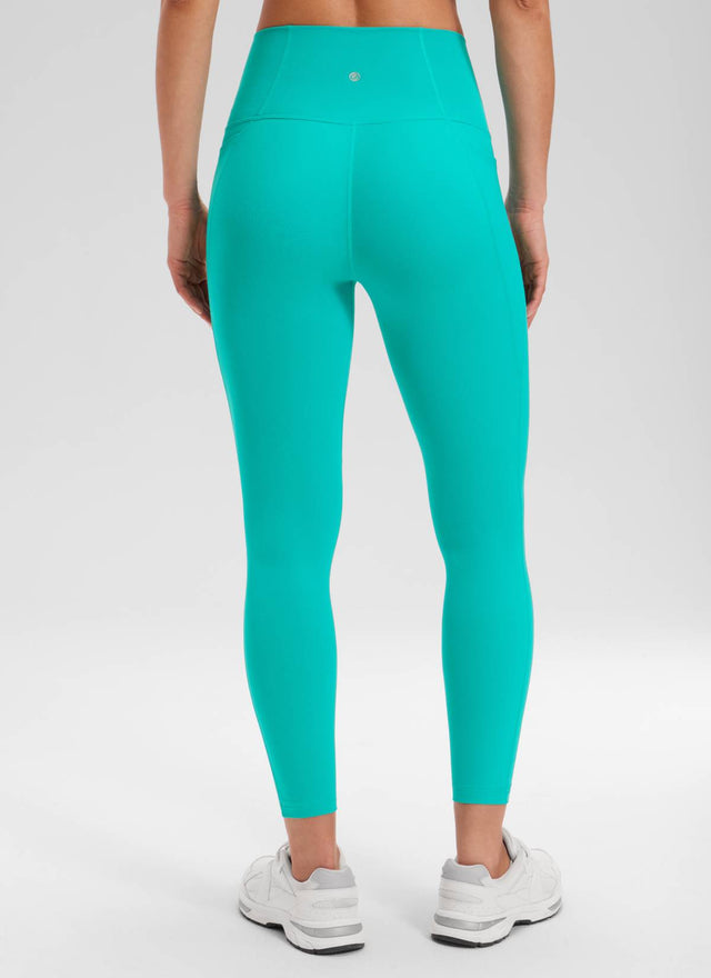 CRZ YOGA Women's Yoga Lounge High Rise Butterluxe Pocket Leggings 25'' Tropics Teal