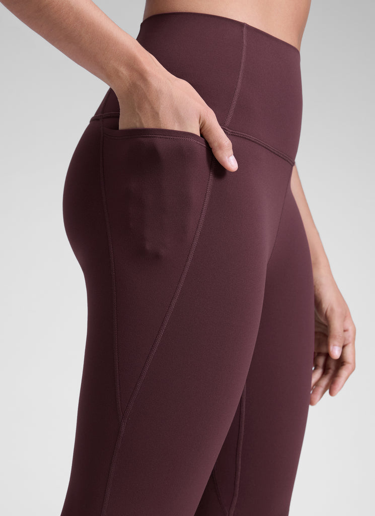 CRZ YOGA Womens Butterluxe Pockets Workout Leggings 28" French Navy