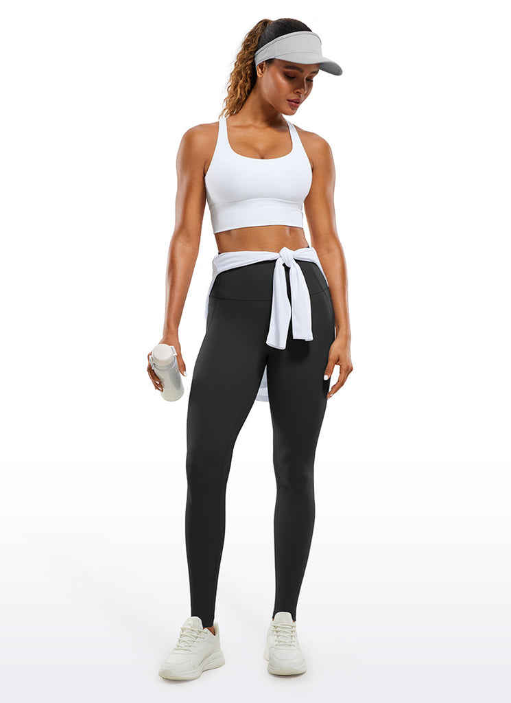 CRZ YOGA Womens Butterluxe Pockets Workout Leggings 30" Dark Forest Green