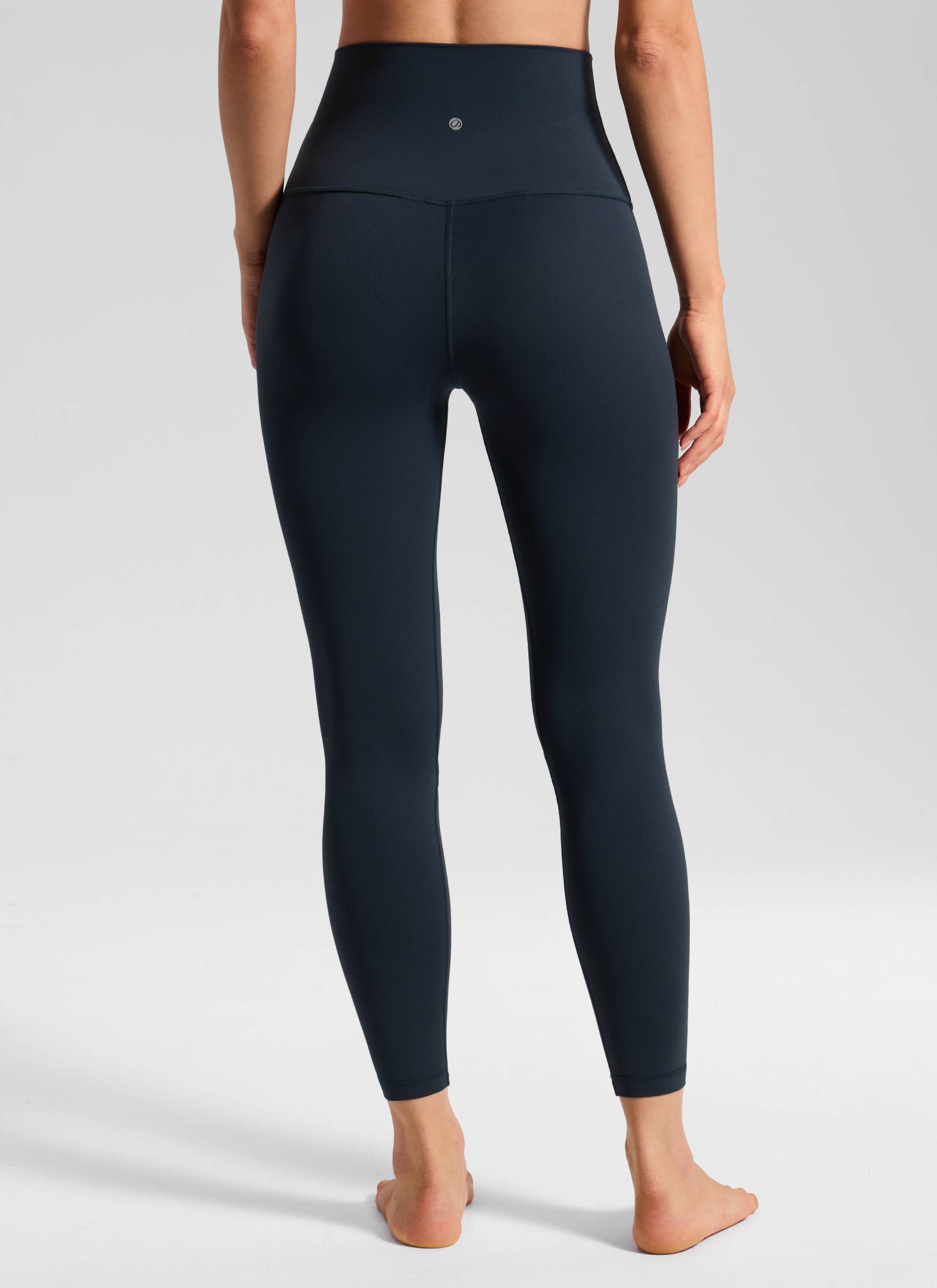 CRZ YOGA Women's Lounge Super High Rise Butterluxe Yoga Leggings 25'' True Navy @model_info:Katya