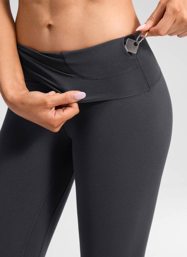 CRZ YOGA Women's Lounge Super High Rise Butterluxe Yoga Leggings 25'' Mysterious Grey @model_info:Lary
