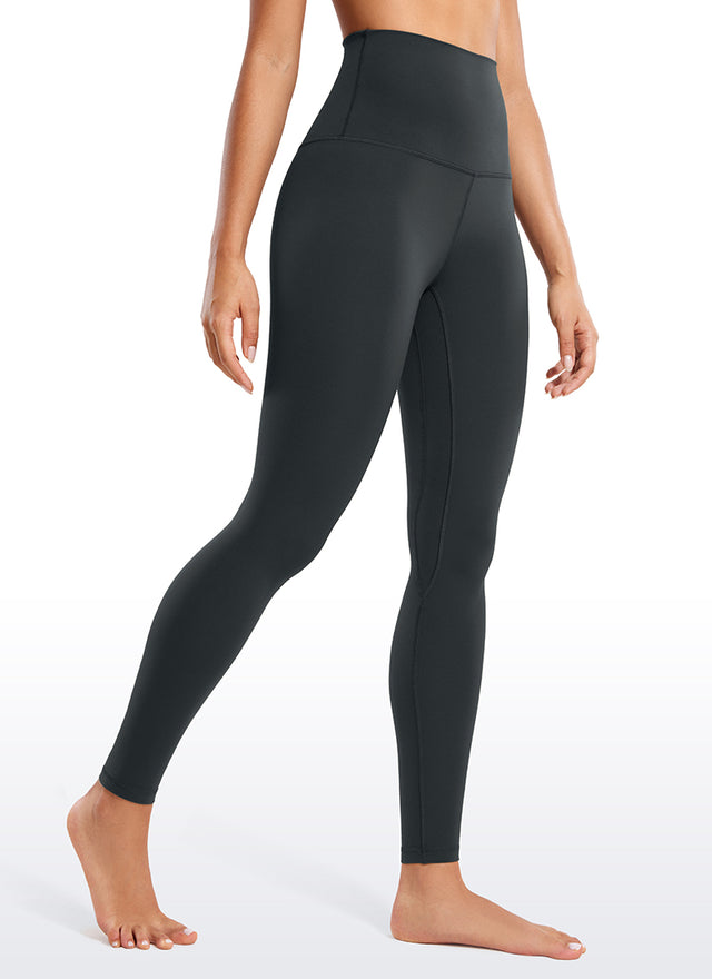 CRZ YOGA Women's Yoga Super High Waist Butterluxe Yoga Leggings 28'' Melanite