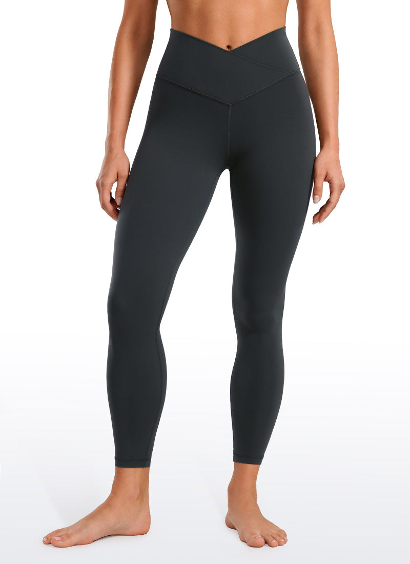 Butterluxe Yoga Leggings 25''- V Cross Waist