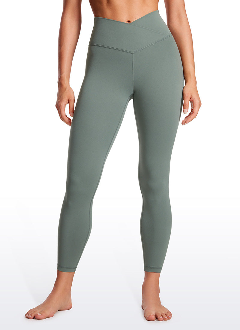 Butterluxe Yoga Leggings 25''- V Cross Waist