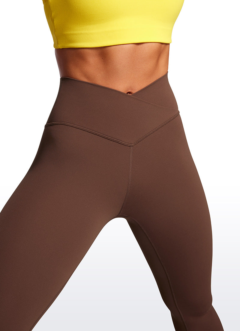 Butterluxe Yoga Leggings 25''- V Cross Waist