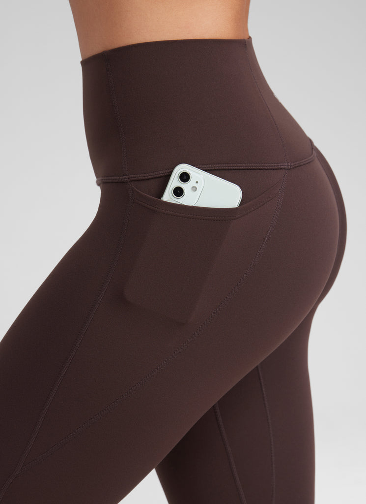 CRZ YOGA Women's Yoga High Rise Butterluxe Capri with Pockets 21'' Sparkle Blue