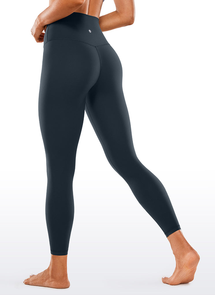CRZ YOGA Women's Yoga Train High Rise Brushed Nakedfeel Leggings 25'' Black