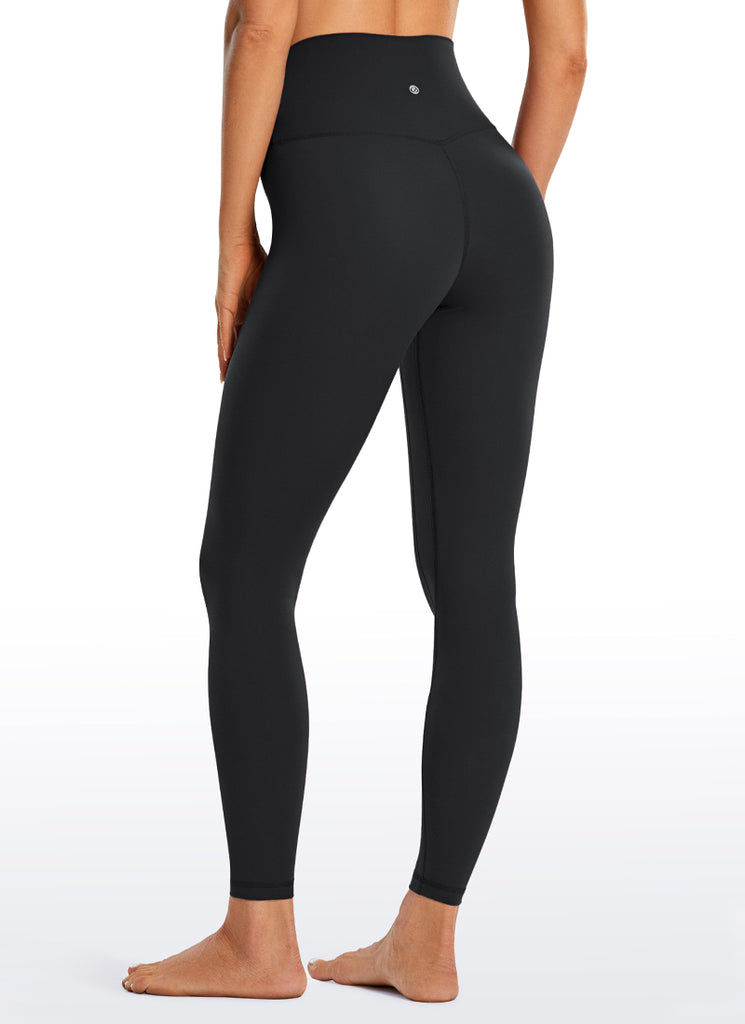 CRZ YOGA Women's Yoga High Rise Brushed Nakedfeel Leggings 28'' Grey Sage