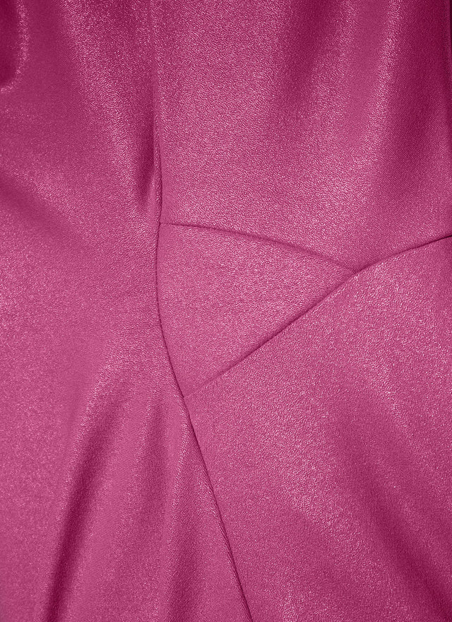 CRZ YOGA Women Butterluxe Matte Faux Leather No Front Seam Leggings 26.5'' Magenta Purple Classic Pattern