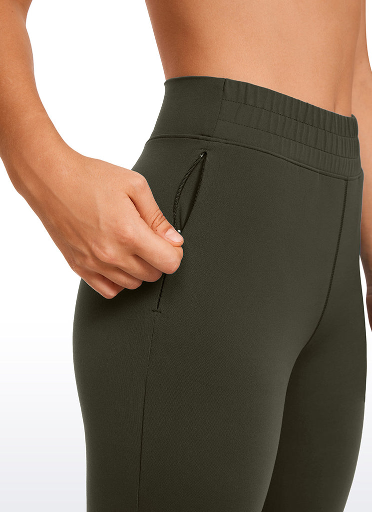 CRZ YOGA Womens Butterluxe High Waisted Joggers 27" with Pockets French Navy