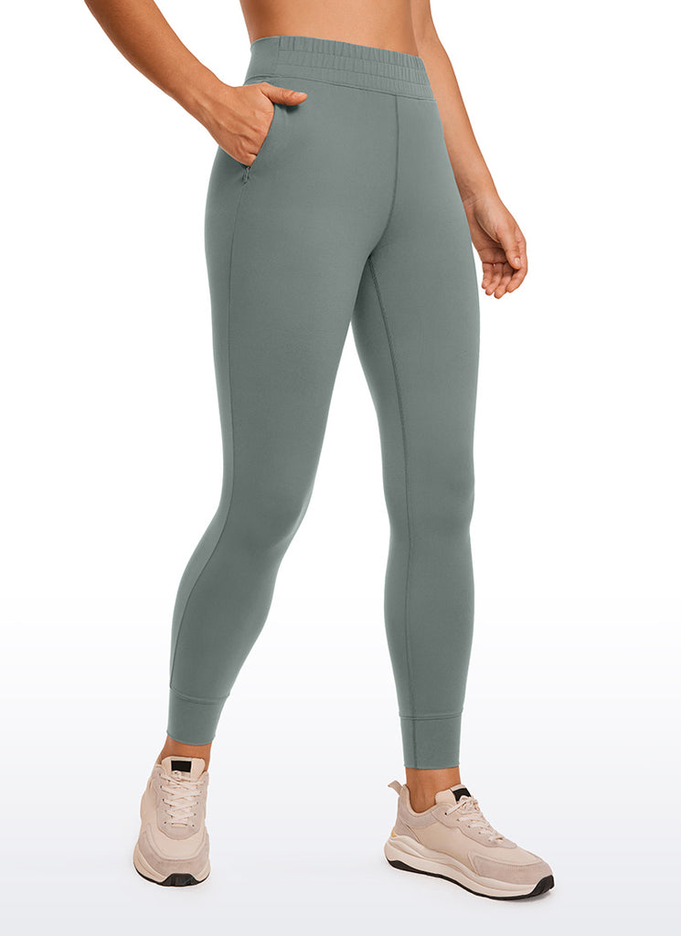 CRZ YOGA Womens Butterluxe High Waisted Joggers 27" with Pockets French Navy