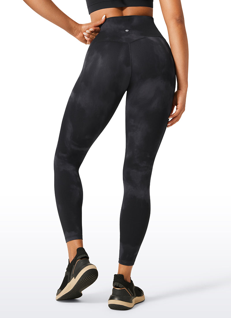 CRZ YOGA Women's Workout High Rise Butterlift Yoga Leggings 25'' Black