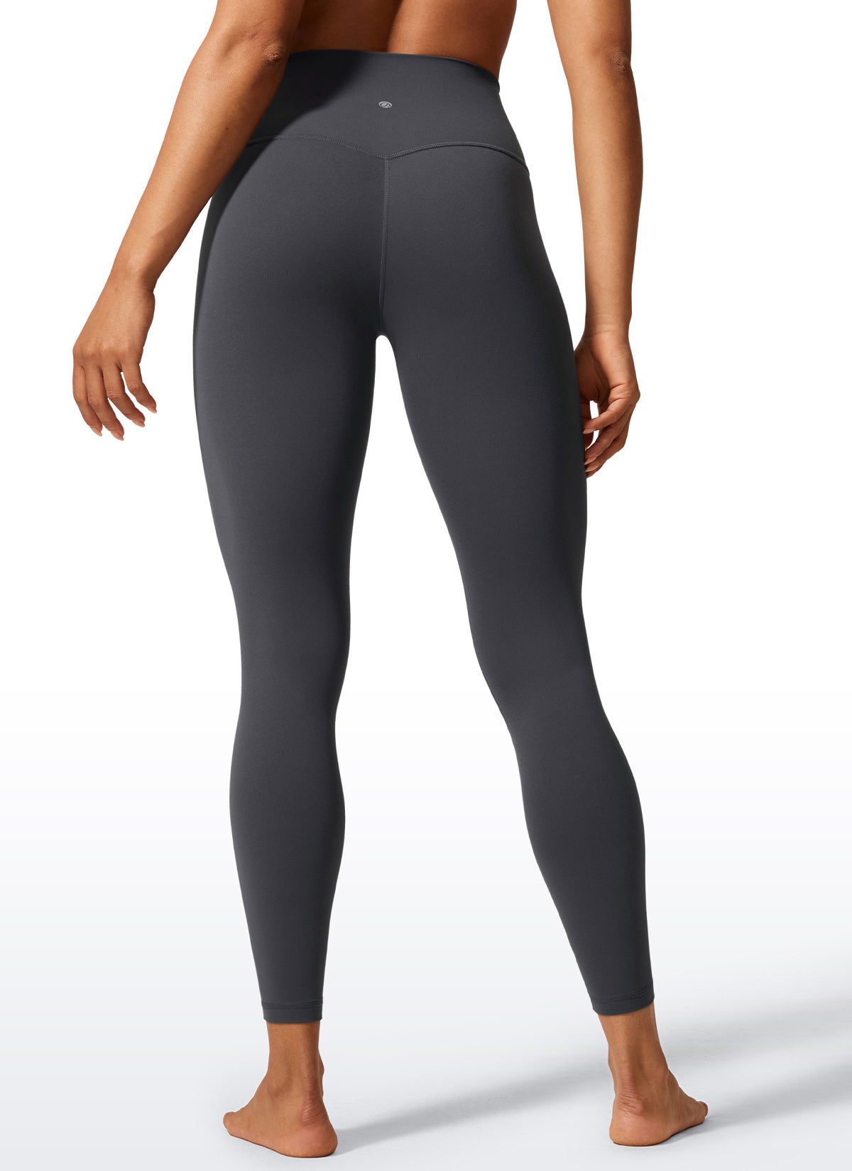 CRZ YOGA Women's Workout High Rise Butterlift Yoga Leggings 25'' Mysterious Grey @model_info:A