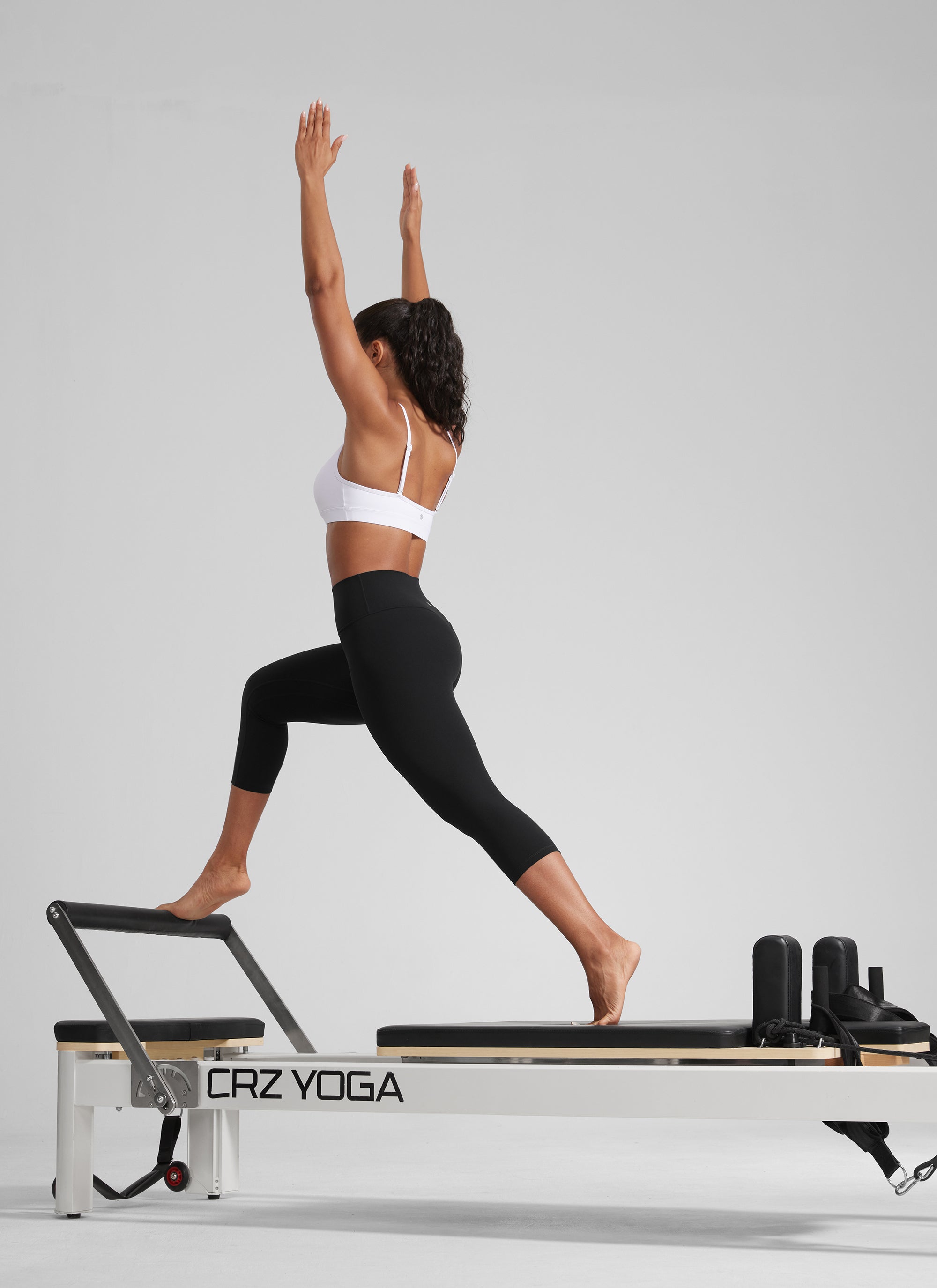 CRZ YOGA Women's High Waisted Capris Workout Leggings 21