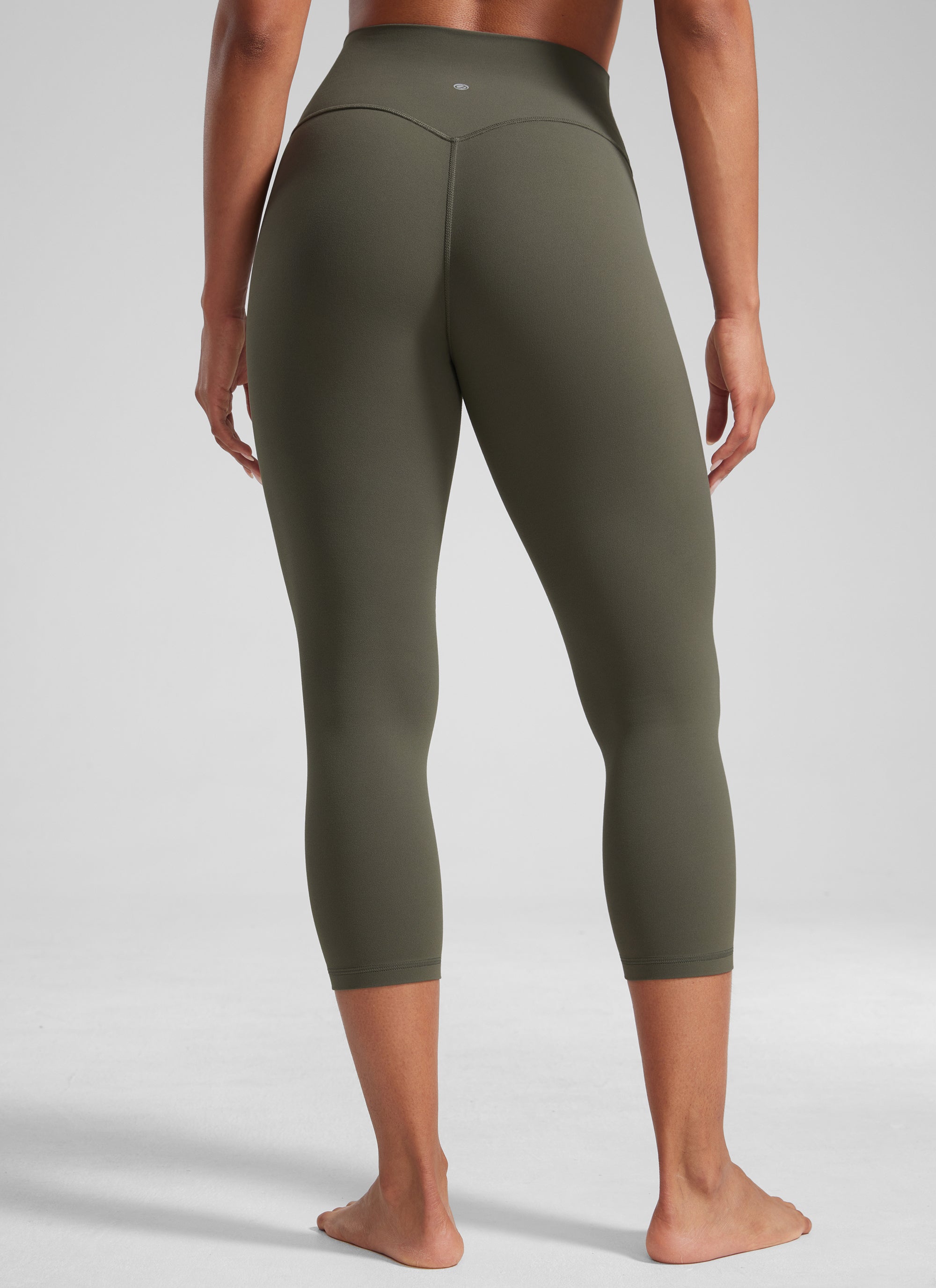 CRZ YOGA Women's High Waisted Capris Workout Leggings 21