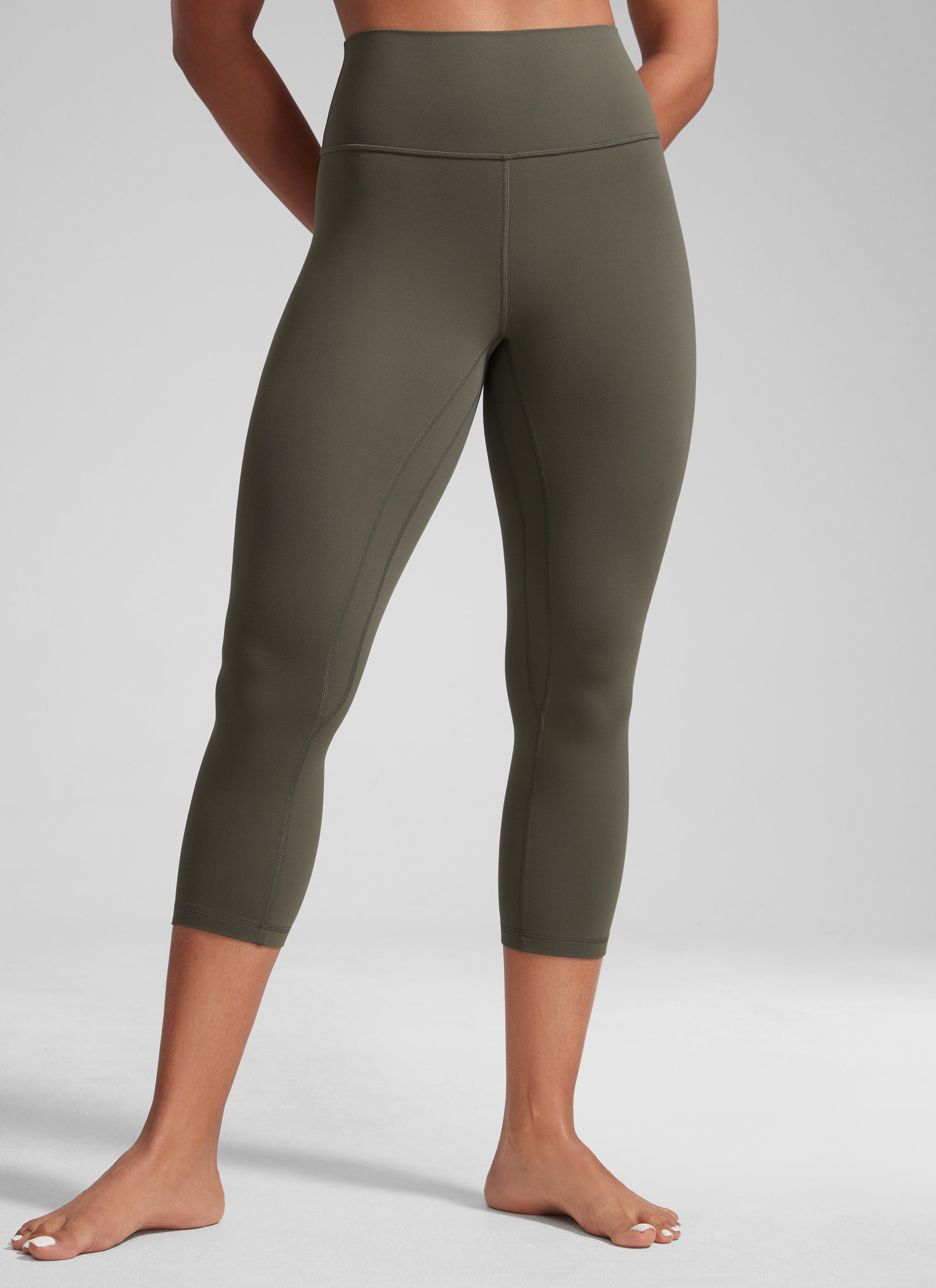 CRZ YOGA Women's High Waisted Capris Workout Leggings 21