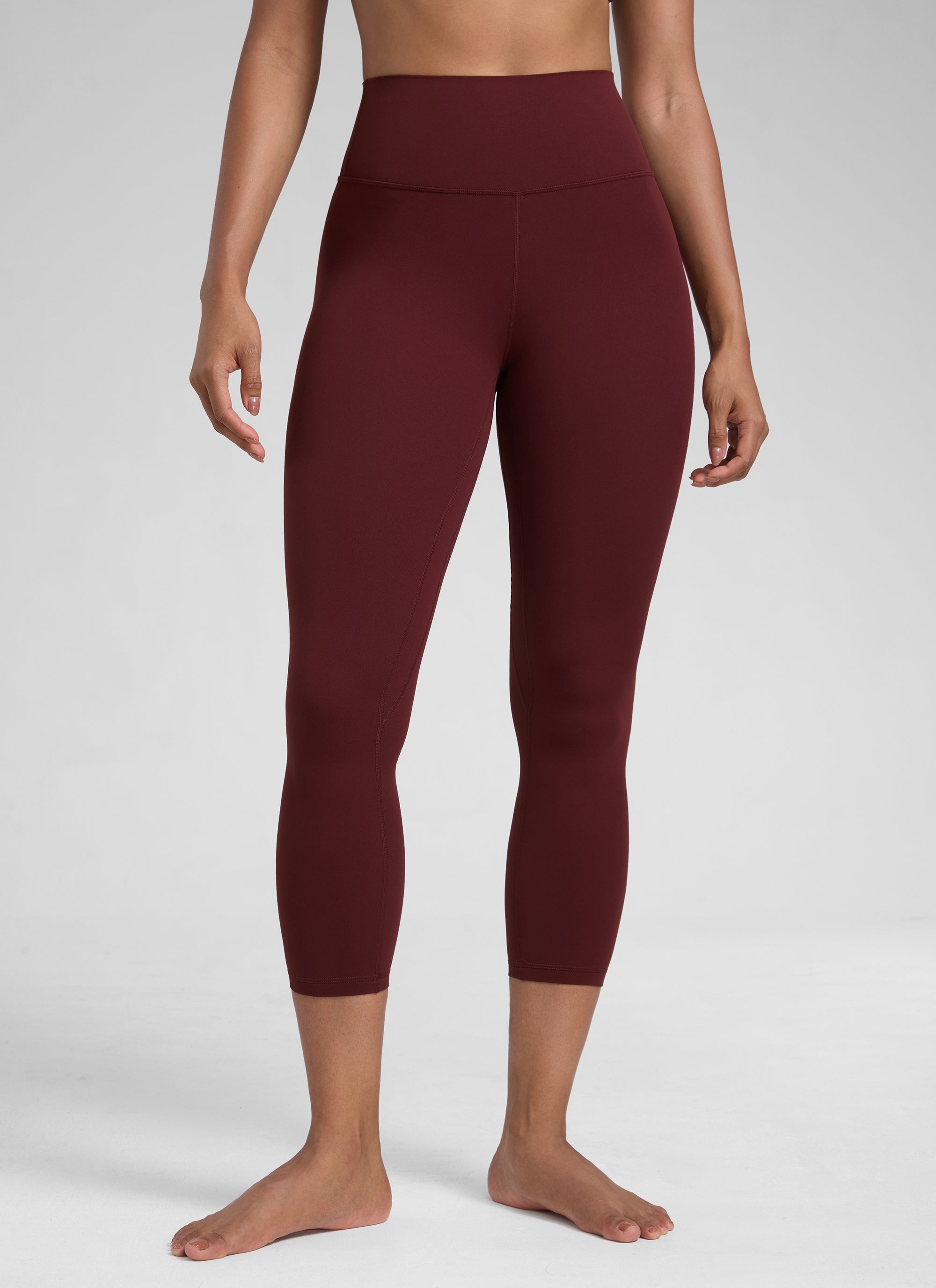 CRZ YOGA Women's High Waisted Capris Workout Leggings 23