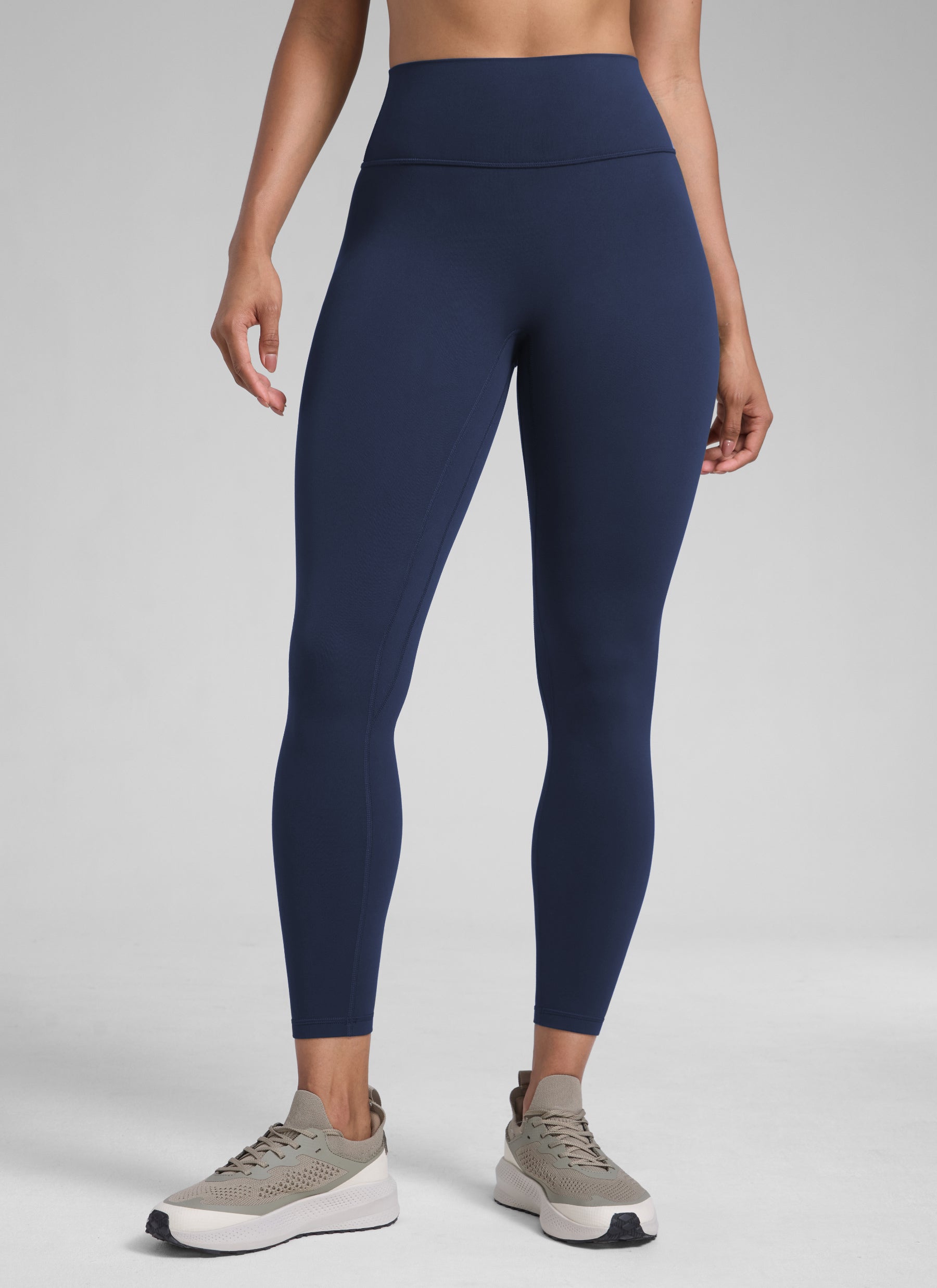 CRZ YOGA Women Butterlift High Rise Scrunch Butt Legging No Front Seam Club Blue