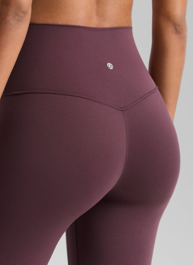 CRZ YOGA Women's Butterluxe Yoga High Rise No Front Seam Legging 25'' Plumbrown @model_info:T