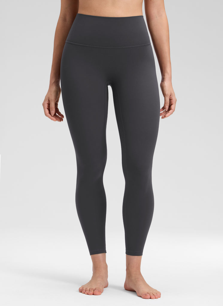 CRZ YOGA Women's Butterluxe Yoga High Rise No Front Seam Legging 25'' Mysterious Grey