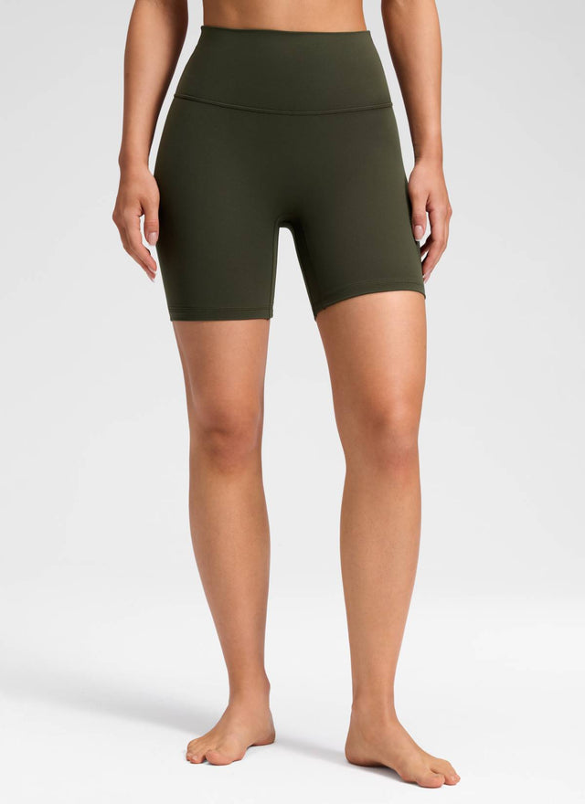 CRZ YOGA Women's Butterluxe Yoga High Rise No Front Seam Short 6