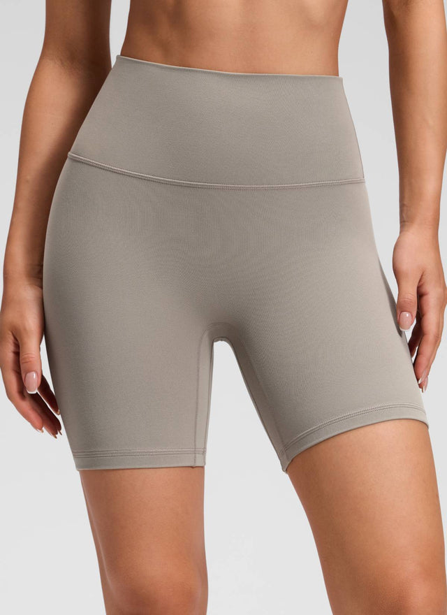 CRZ YOGA Women's Butterluxe Yoga High Rise No Front Seam Short 6