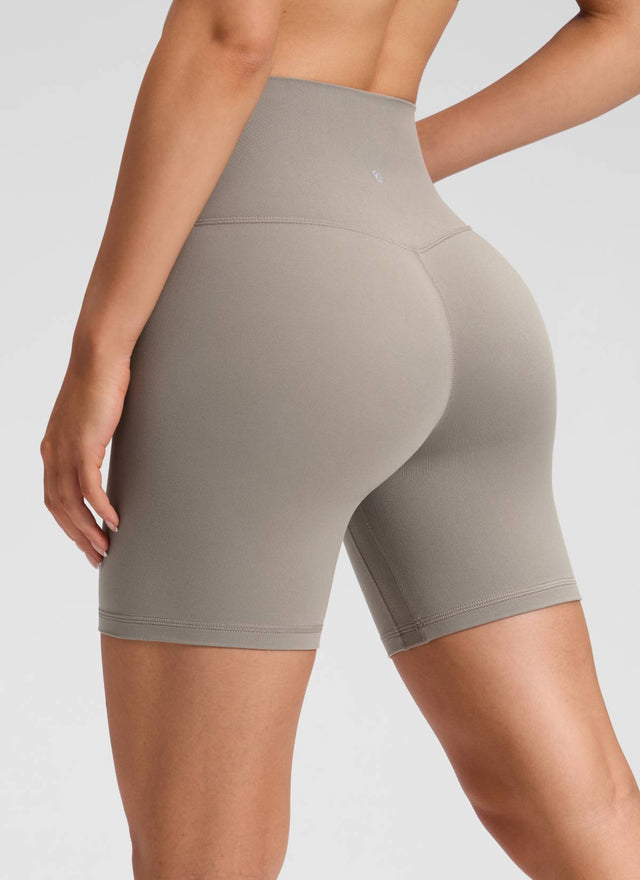CRZ YOGA Women's Butterluxe Yoga High Rise No Front Seam Short 6