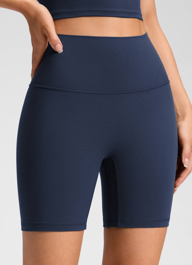 CRZ YOGA Women's Butterluxe Yoga High Rise No Front Seam Short 6