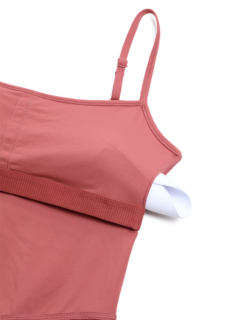 CRZ YOGA Women's Yoga Tight Fit Romper Shorts Bodysuit Jumpsuits Briar Rose