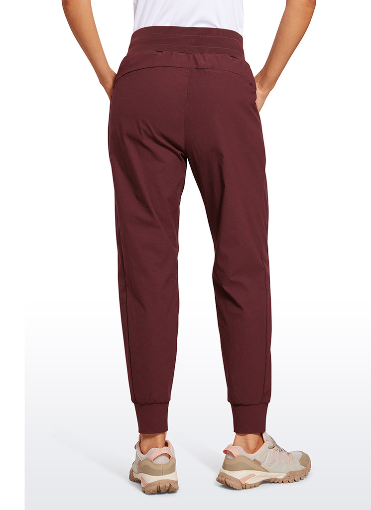 CRZ YOGA Women's Hiking Casual Relaxed Fit Ripstop Jogger Pockets 28'' Ink Gray