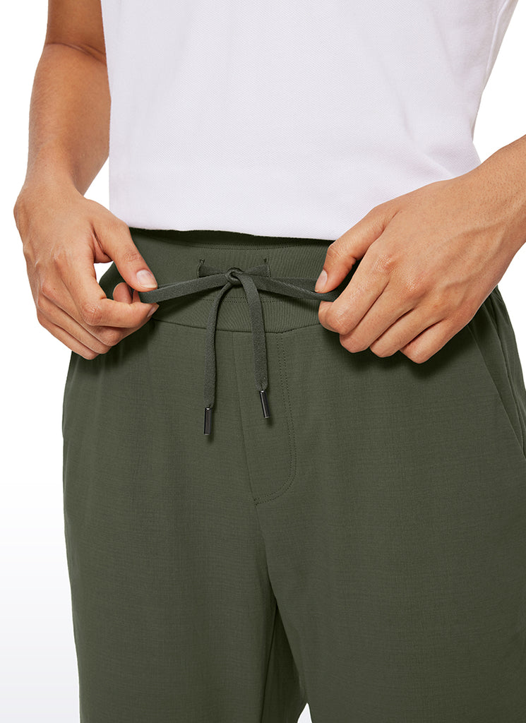 CRZ YOGA Women's Hiking Casual Relaxed Fit Ripstop Jogger Pockets 28'' Red Merlot