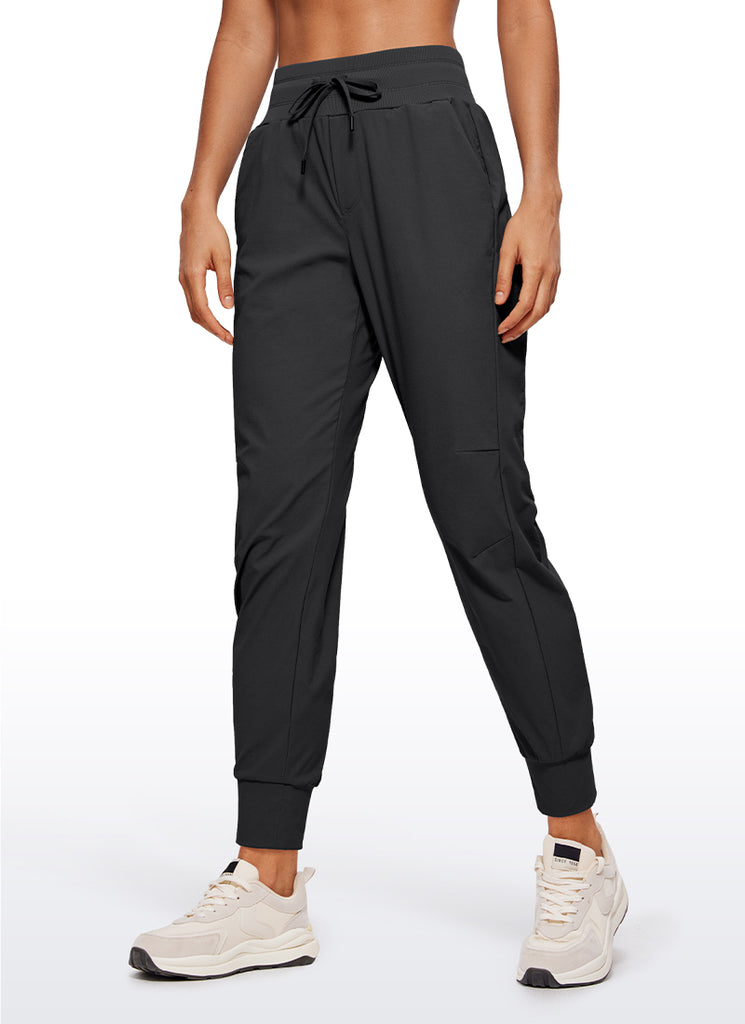 CRZ YOGA Women's Hiking Casual Relaxed Fit Ripstop Jogger Pockets 28'' Nubei blue