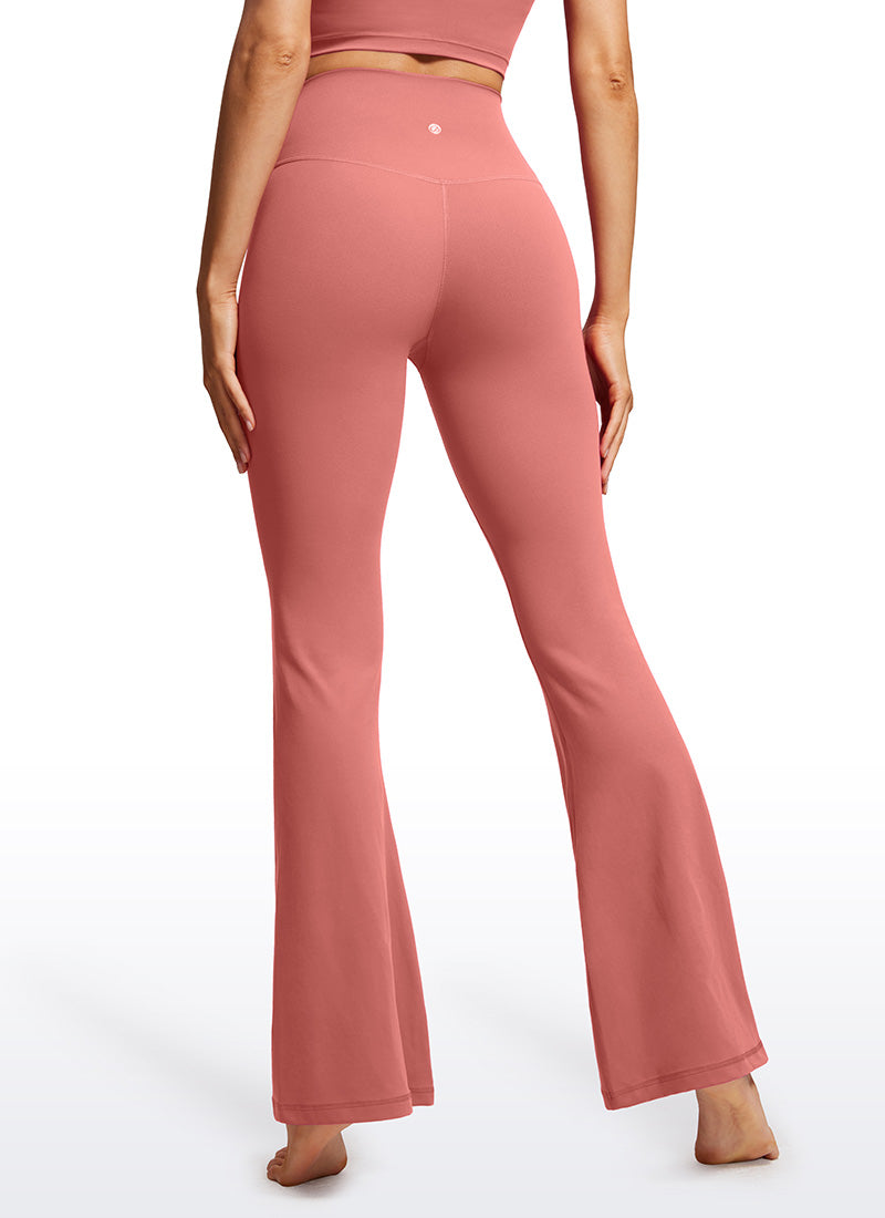 CRZ YOGA Women Butterluxe V Crossover High Waist Flare Leggings 31