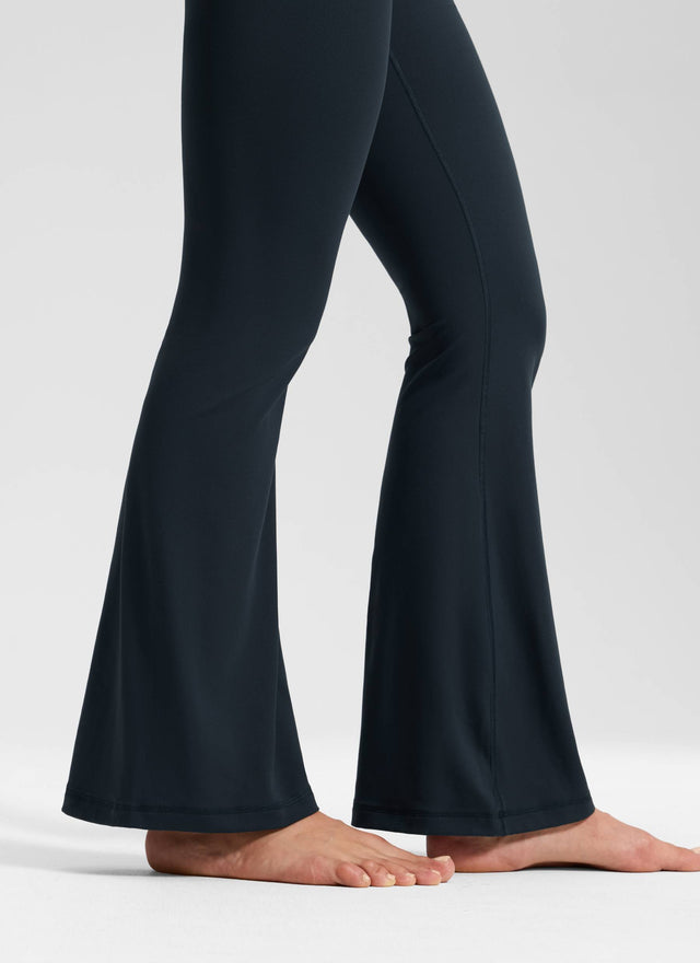 CRZ YOGA Women Butterluxe V Crossover High Waist Flare Leggings 31