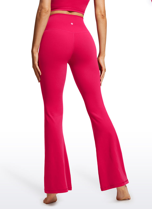 CRZ YOGA Women Butterluxe V Crossover High Waist Flare Leggings 31