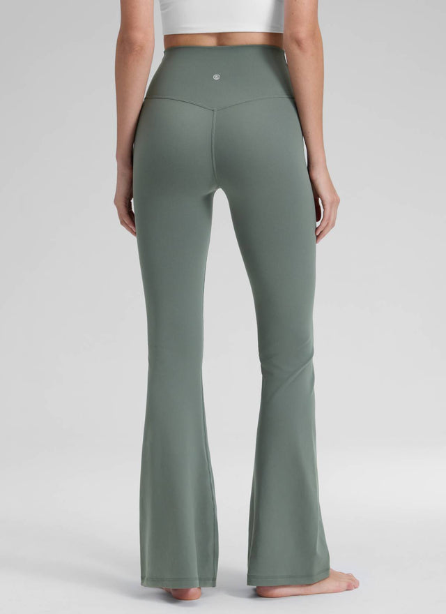 CRZ YOGA Women Butterluxe V Crossover High Waist Flare Leggings 31